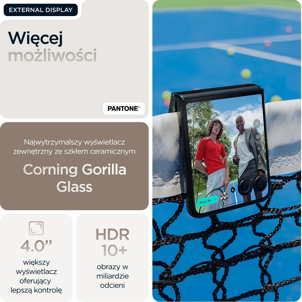 Pametni telefon z zložljivim zaslonom 6,96" , 16 GB RAM, 512 GB, 5G, Wood Motorola razr 60 ultra