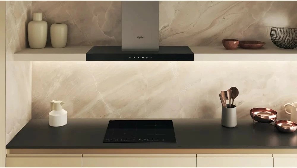 Indukcijska plošča, 4 kuhališča, na dotik, črna, Whirlpool WLB4060CPNE