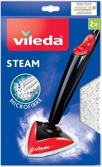Krpa za čiščenje za parni mop Vileda Steam, 2 kosa, bela