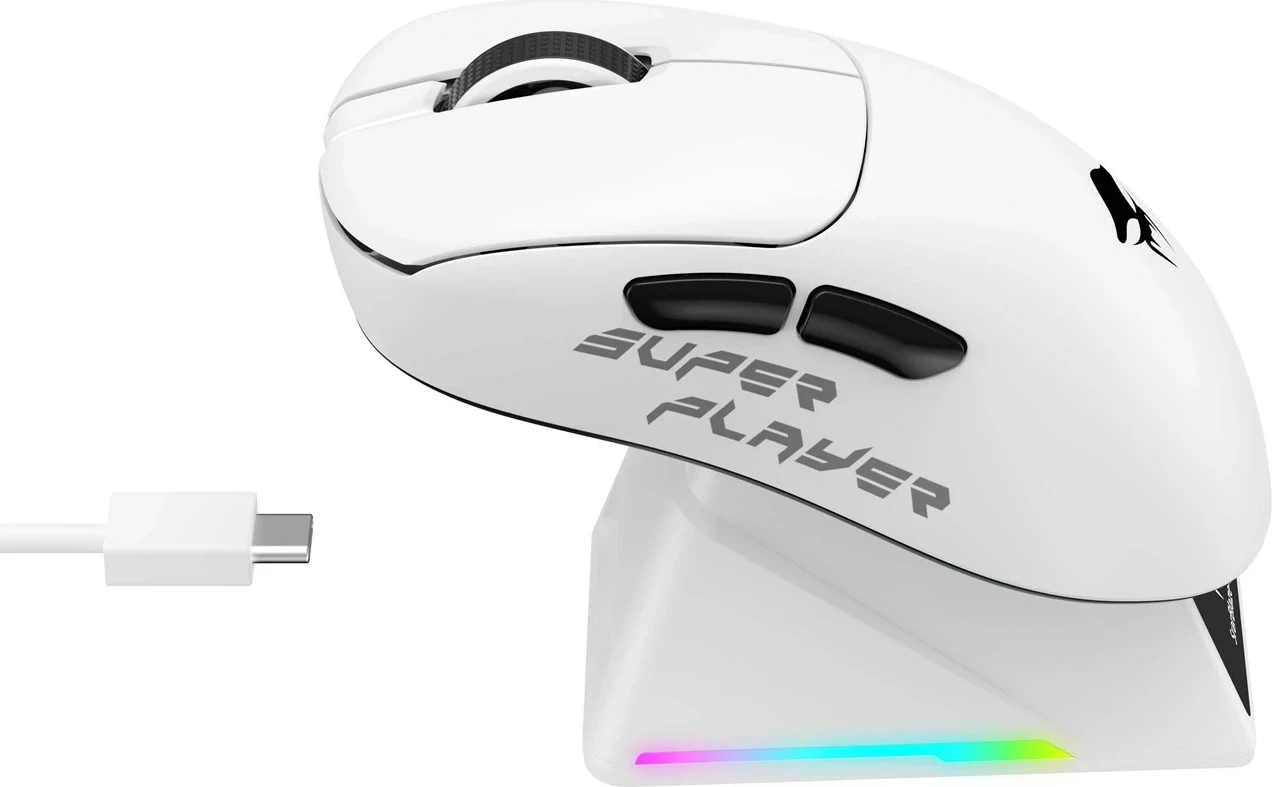 Gaming miška StarBlaze-1, HAVIT, z ali brez kabla, 26000 DPI, bela in črna