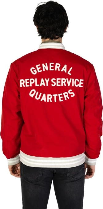 Jakna za moške Replay, rdeča