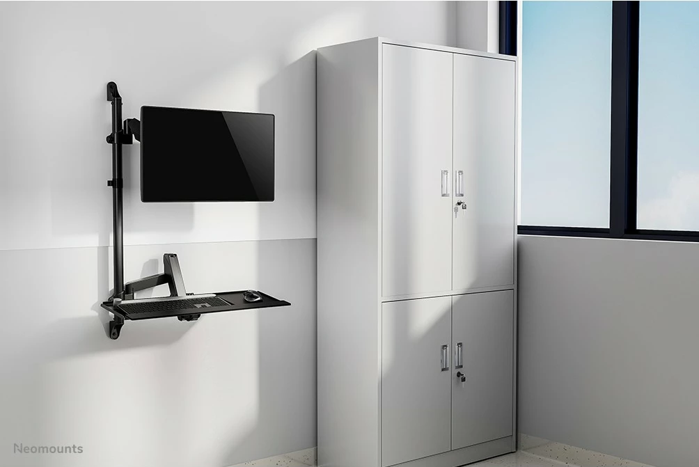 Stojalo za delo na steni, Neomounts Newstar WL90-325BL1, 32", črno Stojalo za delo na steni, Neomounts Newstar WL90-325BL1, 32", črno