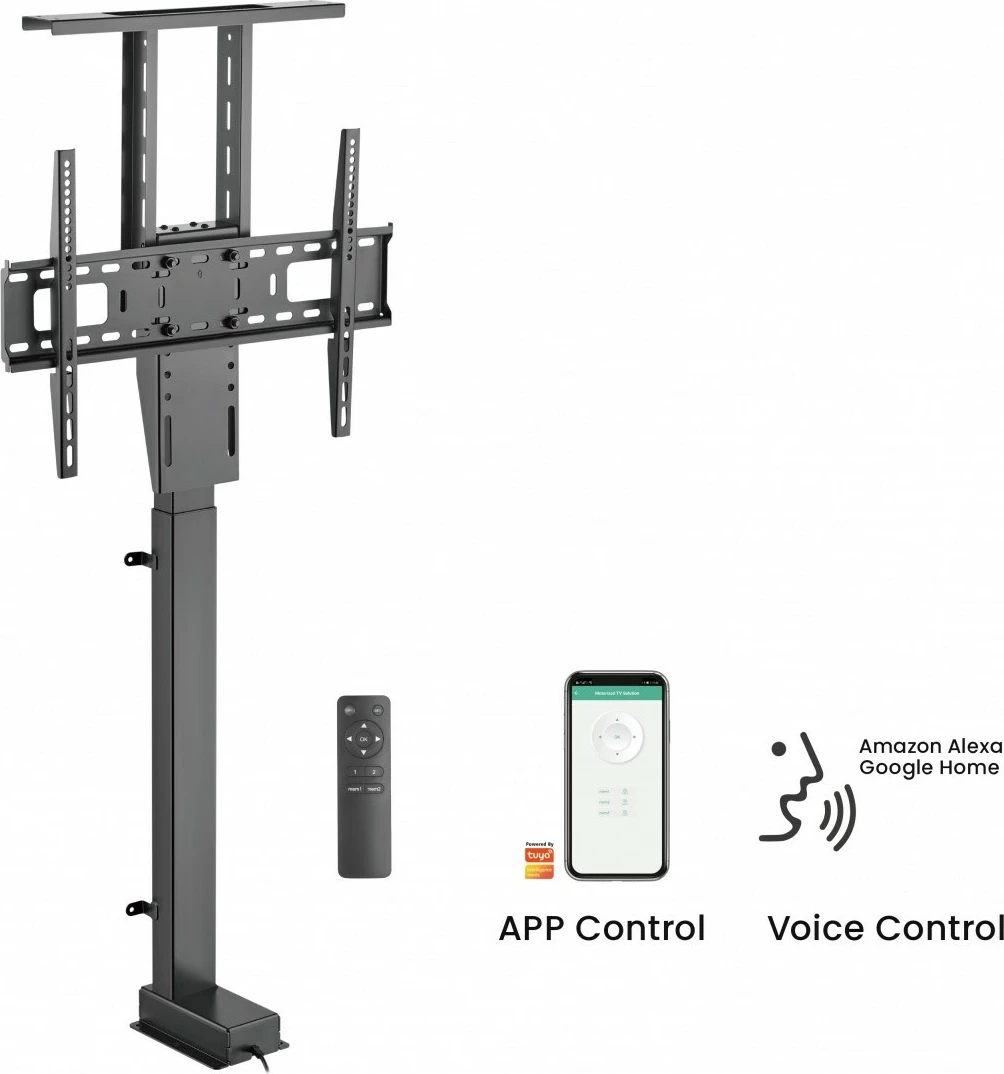 Električni nosilec za TV 37–80 palcev Maclean MC-866T, črn
