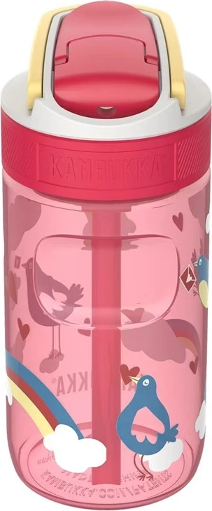 Steklenica za vodo Lagoon 400 ml Kambukka, Love Birds, roza