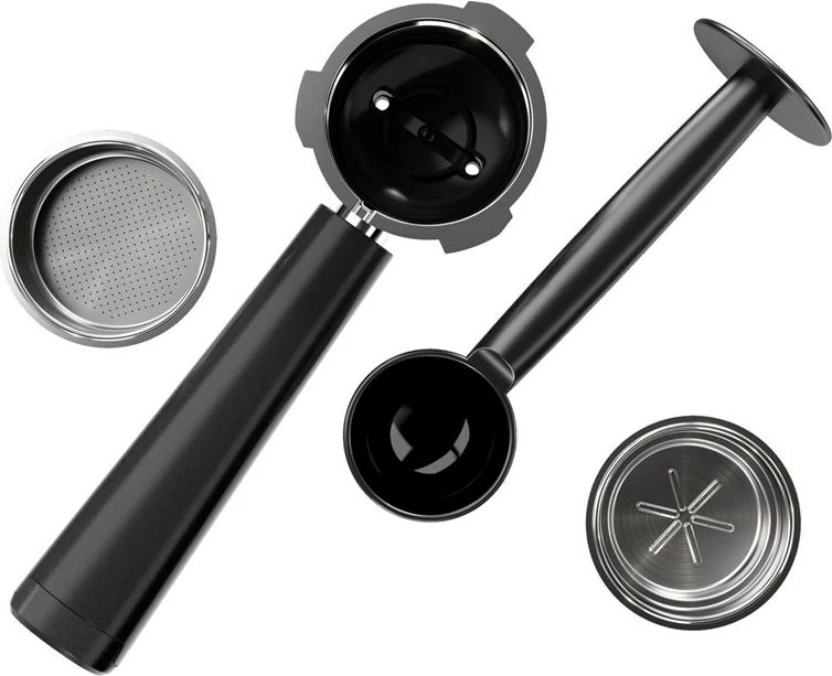 Ročni espresso aparat, AEG EC6-1-6BST, 1 L, črn