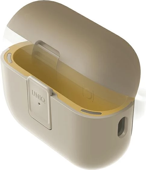 Zaščitni ovitek UNIQ Clyde Lock za AirPods Pro 2, bež in rumen