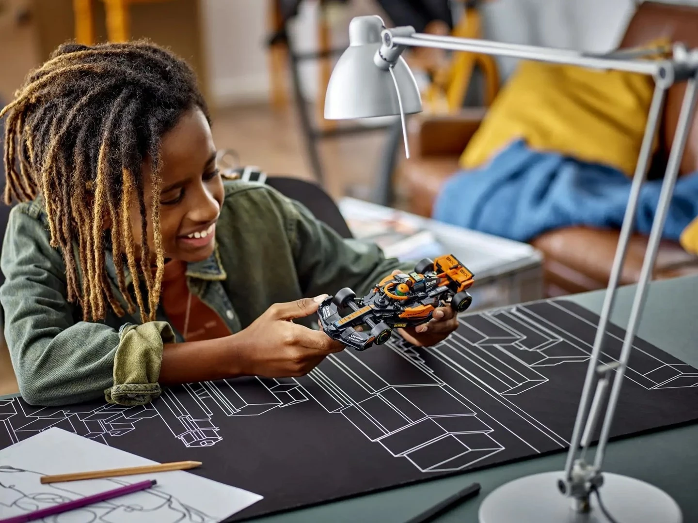 Model dirkalnika McLaren Formula 1 2023, LEGO Speed Champions 76919