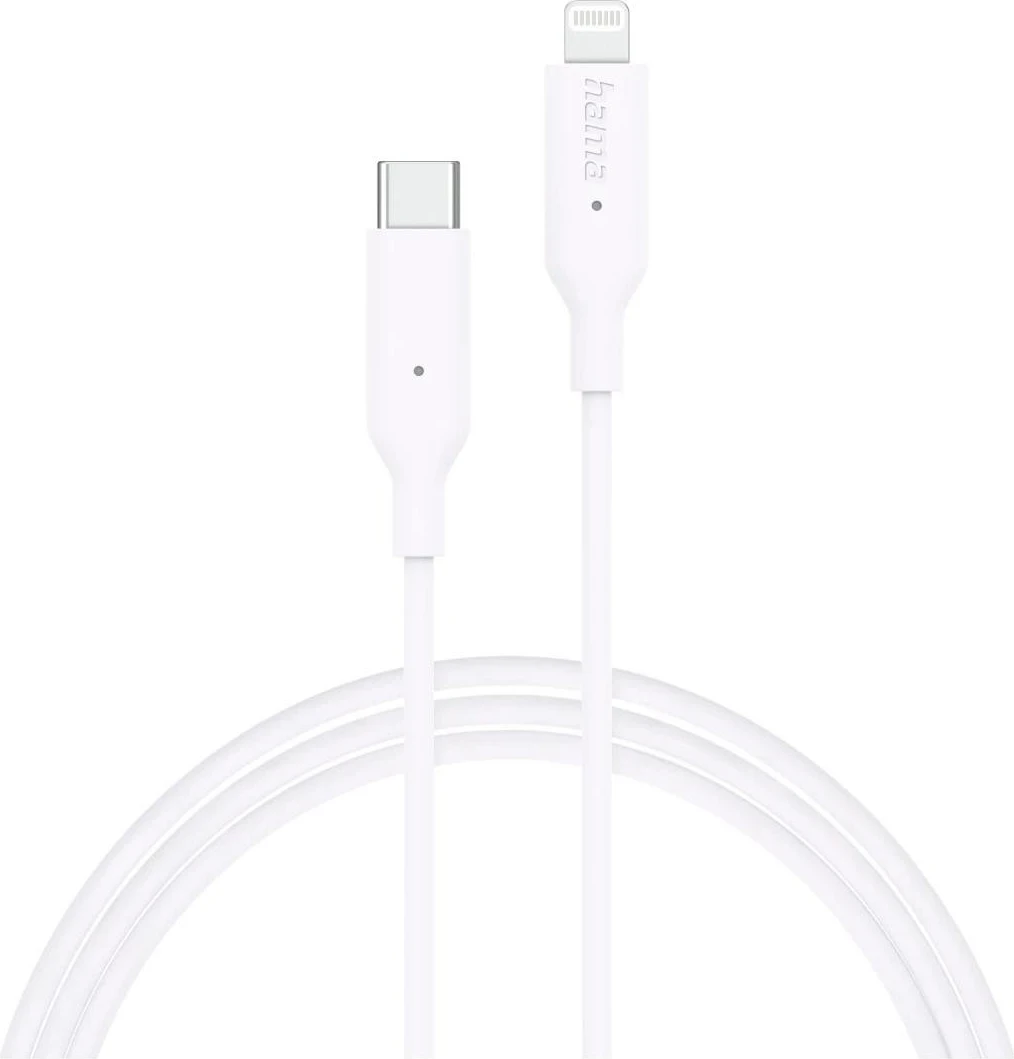 Kabel USB-C na Lightning Hama, 1,0 m, bel