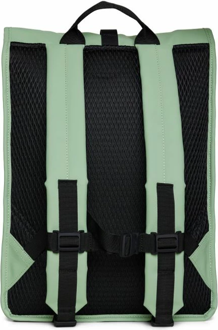 Rolltop mrežasta nahrbtnik Rains, unisex, siv