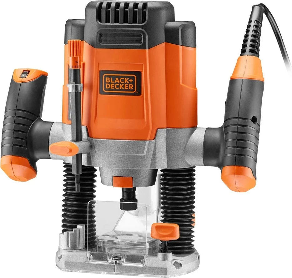 Električni rezkar BLACK+DECKER KW1200EKA-QS, siva/oranžna