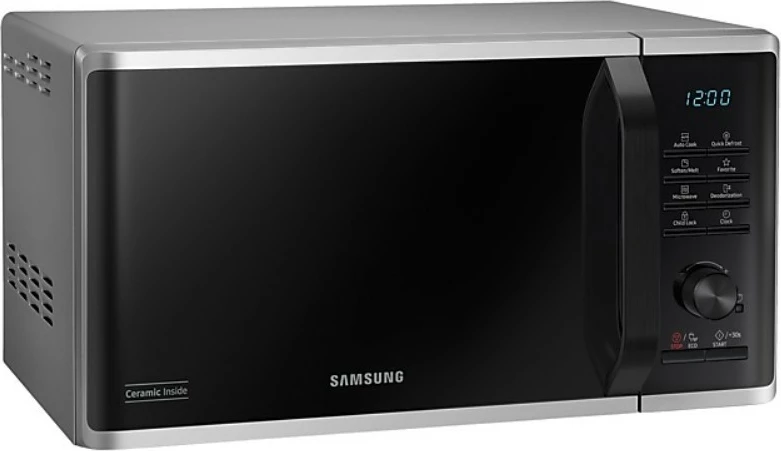 Mikrovalovna pečica, Samsung MS23K3515AS/E2, 23 L, črno/srebrna Mikrovalovna pečica, Samsung MS23K3515AS/E2, 23 L, črno/srebrna
