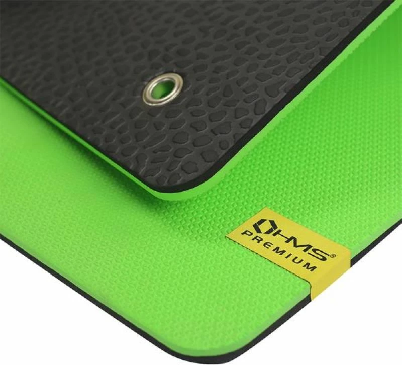 Fitnes podloga HMS Premium MFK01, zelena-črna