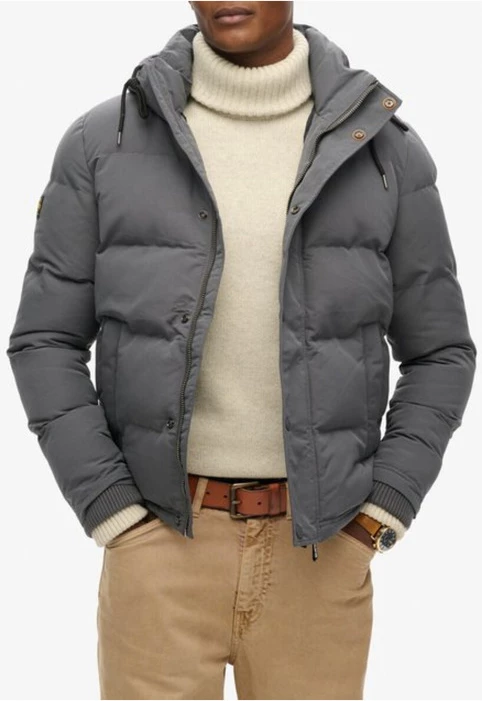 Jakna Superdry, moški, siva