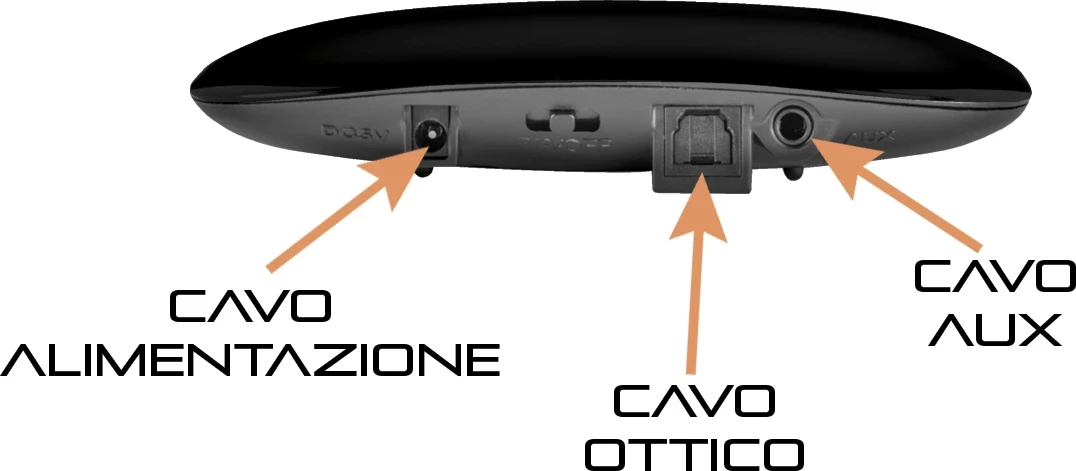 Brezžične slušalke za TV Techmade, črne