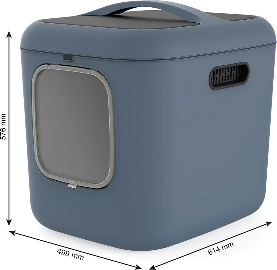 Kljubnik za mačje iztrebke Rotho Biala XL, moder