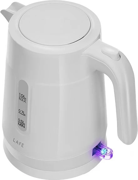 Električni čajnik 1 L, Lafe Essential S, bel
