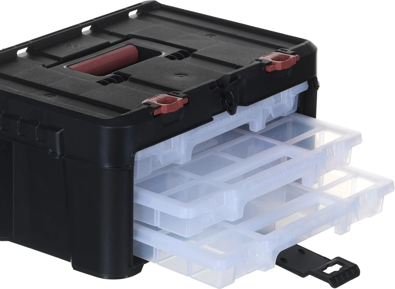 Kutinа za orodje Stack'N'Roll s 3 organizatorji, črna KETER