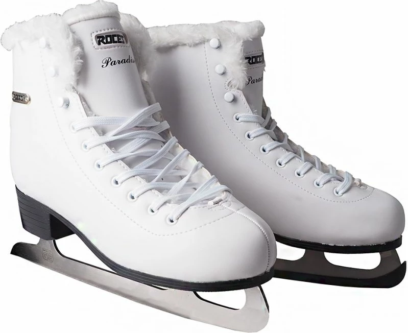 Akrobatske drsalke Paradise Eco-Fur, Roces, za ženske, bele