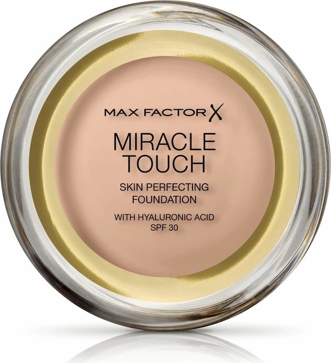 Krema-puder za podlago Miracle Touch Skin Perfecting, Max Factor 40 Creamy Ivory, 11.5 g