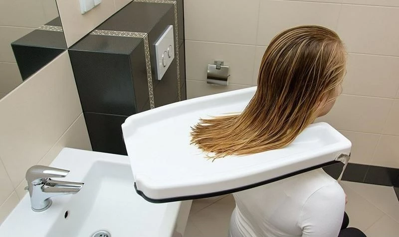 Pladenj za pranje las SUNDO, bel