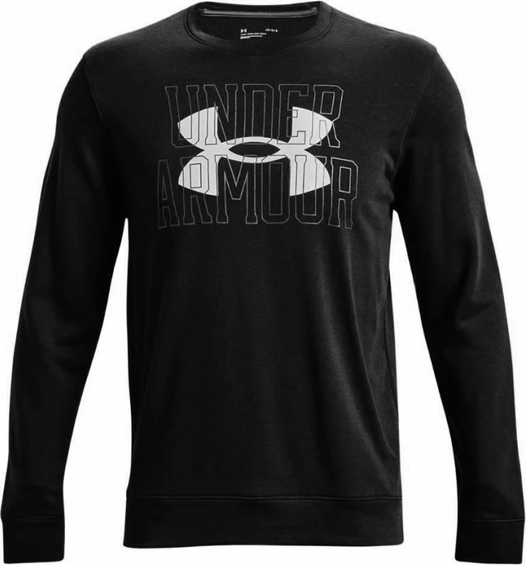 Duks, Under Armour UA Rival Terry Logo Crew, črn