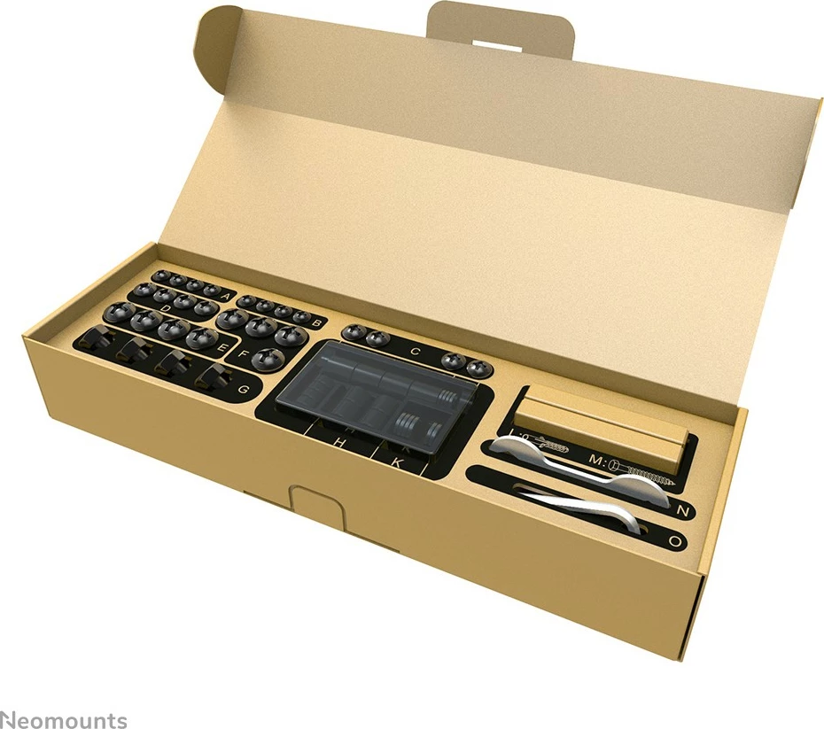 Stenski nosilec za zaslone do 55", Neomounts WL40S-850BL12, 100 x 100 mm - 200 x 200 mm, jeklo, črn Stenski nosilec za zaslone do 55", Neomounts WL40S-850BL12, 100 x 100 mm - 200 x 200 mm, jeklo, črn