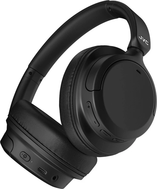 Brezžične slušalke JVC HA-S95N-B-U, Bluetooth 5.3, aktivno odpravljanje hrupa (ANC), 50 ur, z mikrofonom, črne