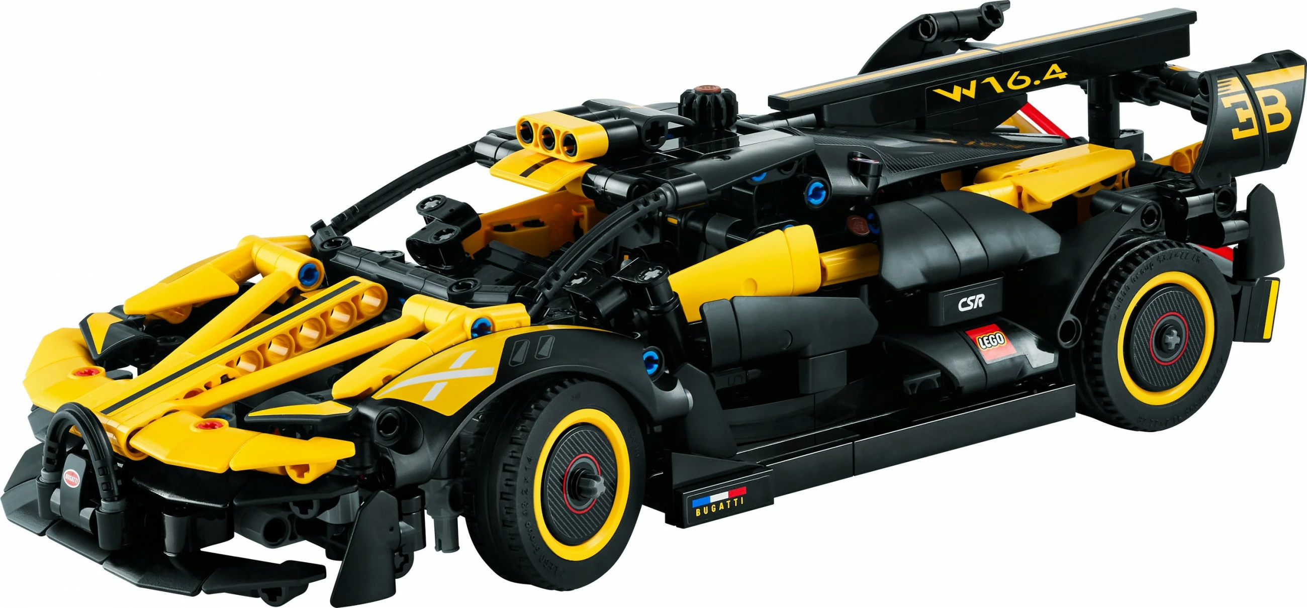 Set gradnje LEGO Technic Bugatti Bolide, 905 kosov, plastika, večbarven