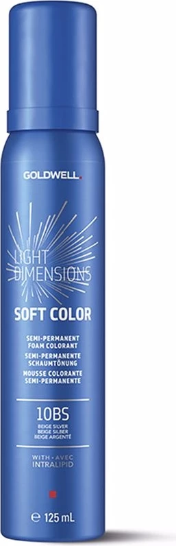 Barva za lase Goldwell Lightdimensions Soft Color pena 10 Beige Silver unisex 125 ml