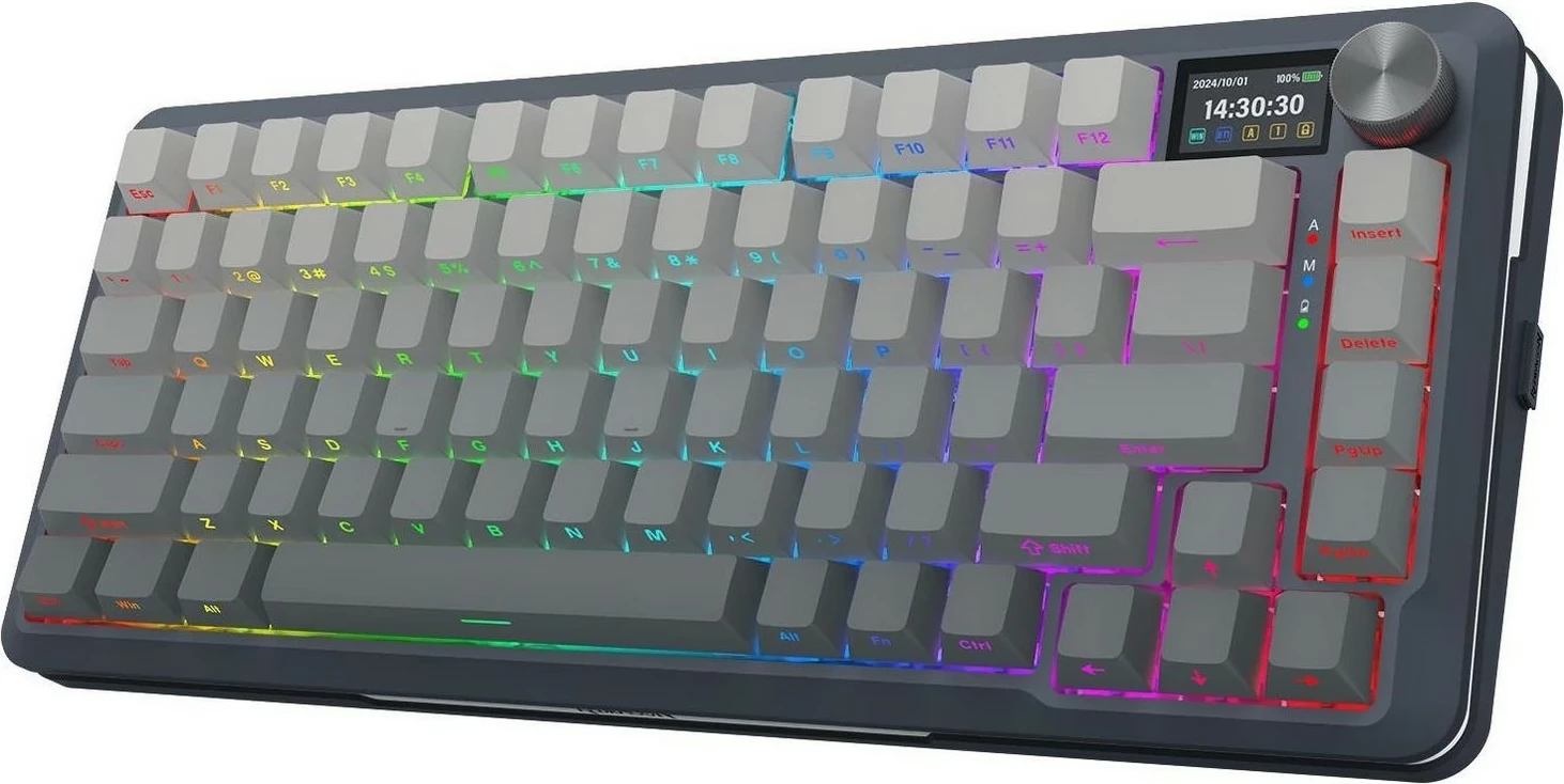 Mehančna igralna tipkovnica, Redragon K708GG-RGB-PRO Flekact, RGB, siva