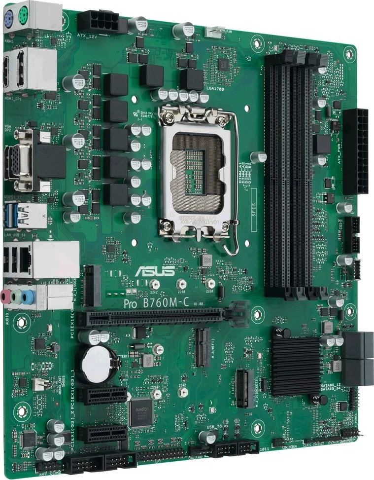 Matična plošča ASUS PRO B760M-C-CSM, Socket LGA 1700, micro ATX