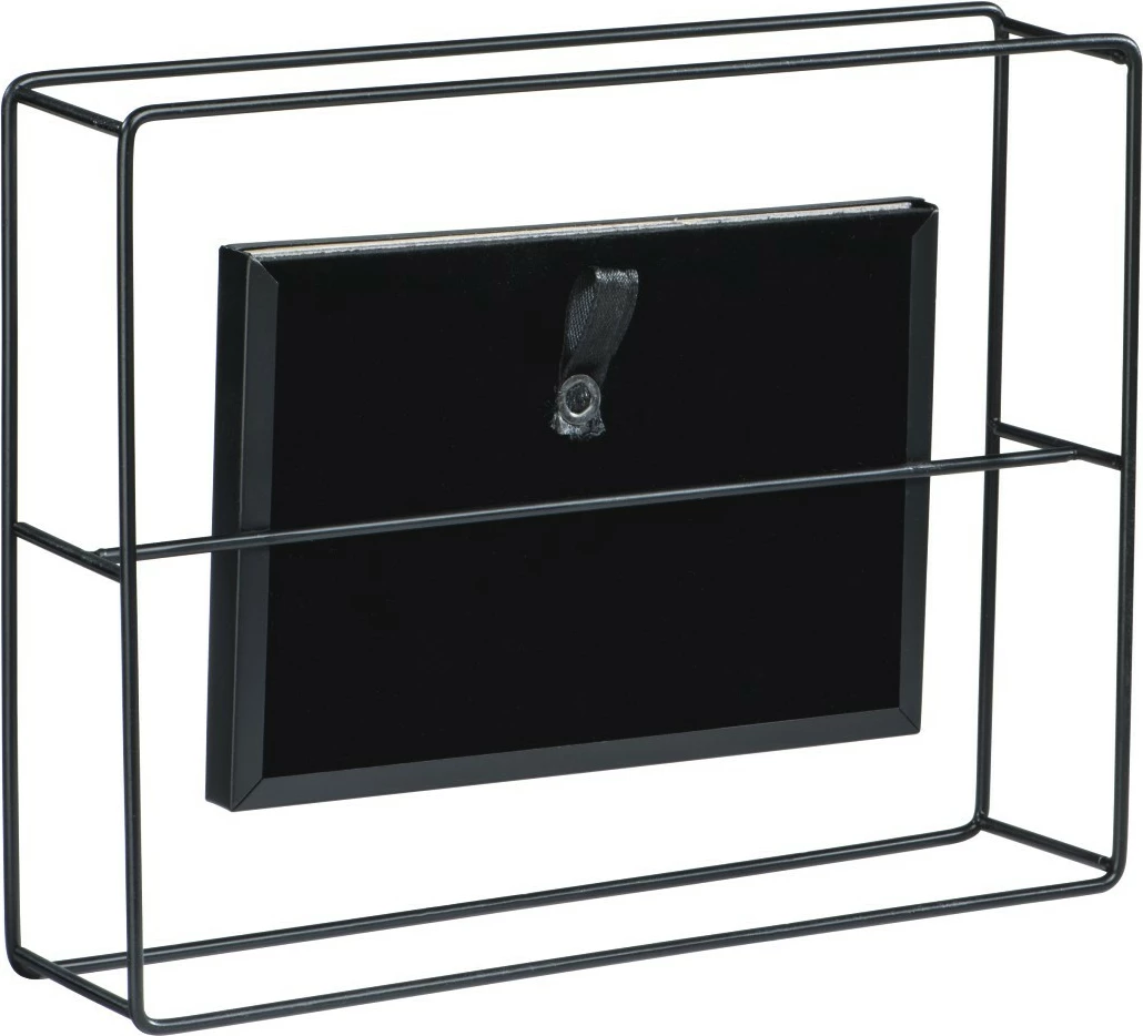 Portretna okvir 10x15, kovina, črn Hama