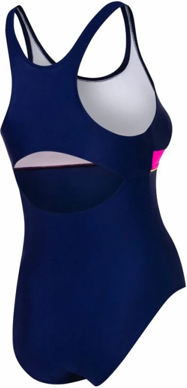 Bikini za dekleta Aqua-Speed Emily, modro-mornarsko in rožnato