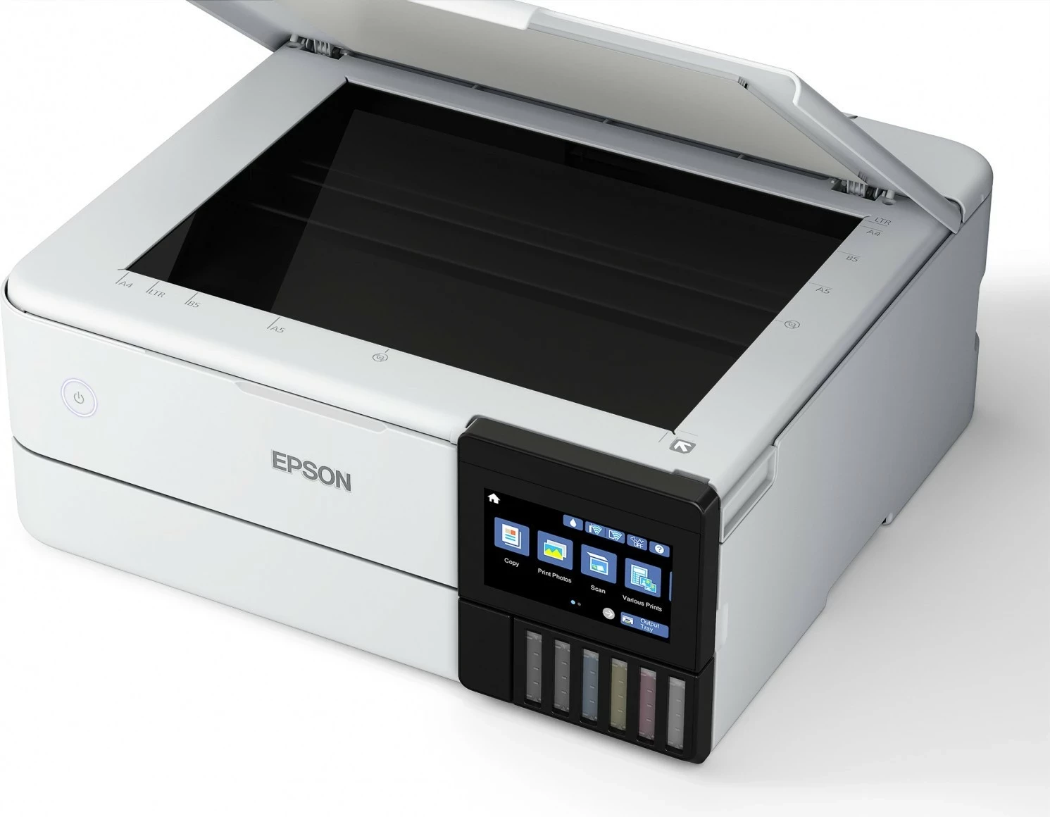 Barvni večfunkcijski tiskalnik Epson L8160, bel