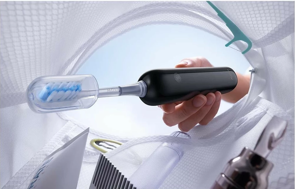 Sonična zobna ščetka Mova MovaFresh, 3 načini čiščenja, črna