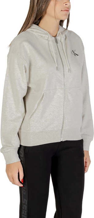 Pulover s kapuco Calvin Klein Jeans, siva