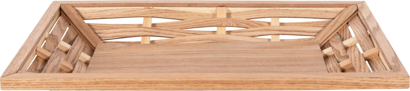 Pravokotni pladenj za serviranje FH4228 iz jelovine in MDF 51x32x5,5Hcm