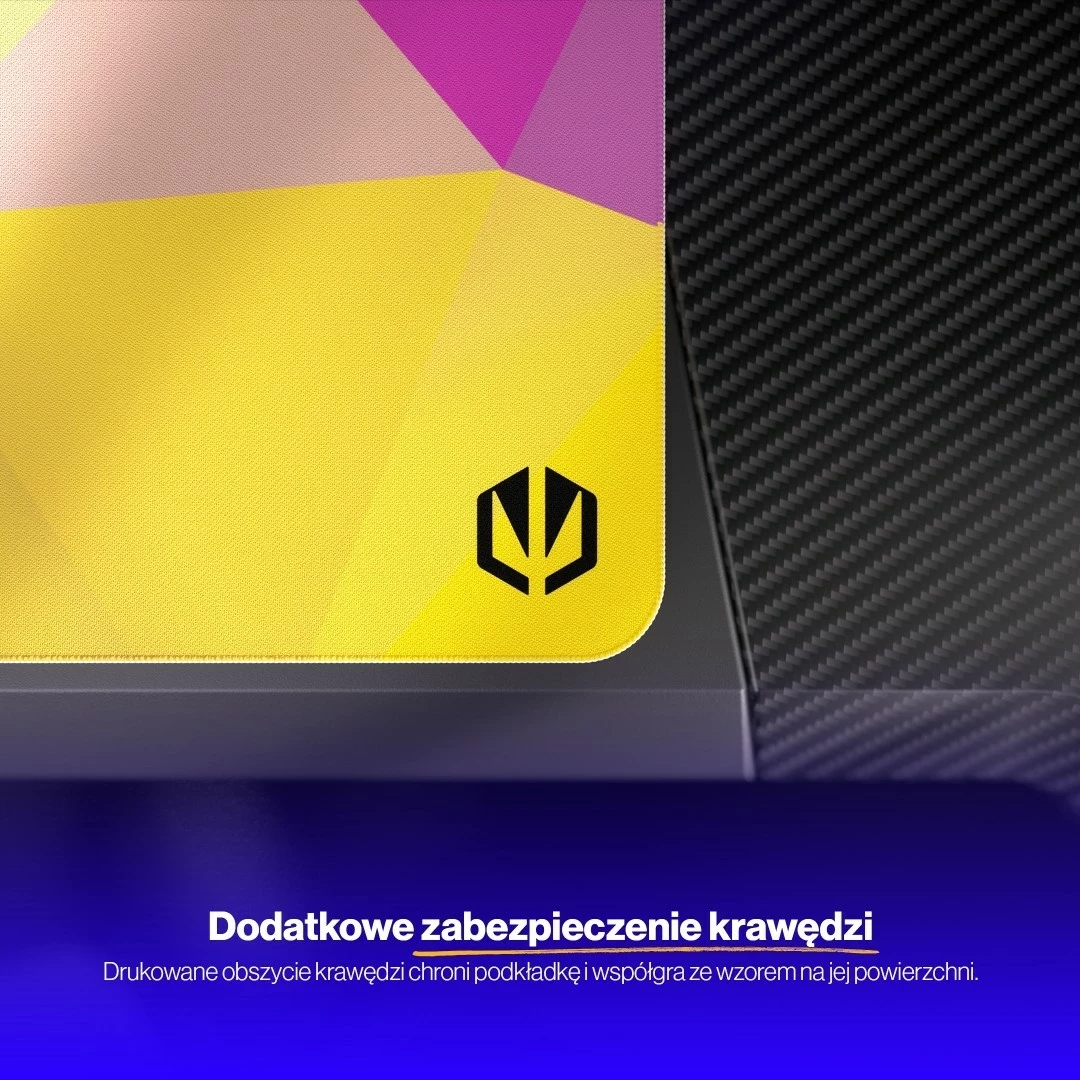 Mauspad Crystal Spectrum L Endorfy, za igralce, mešana barva