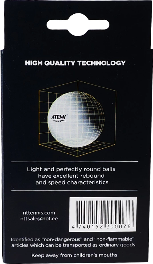 Pingpong žogice, Atemi, bele