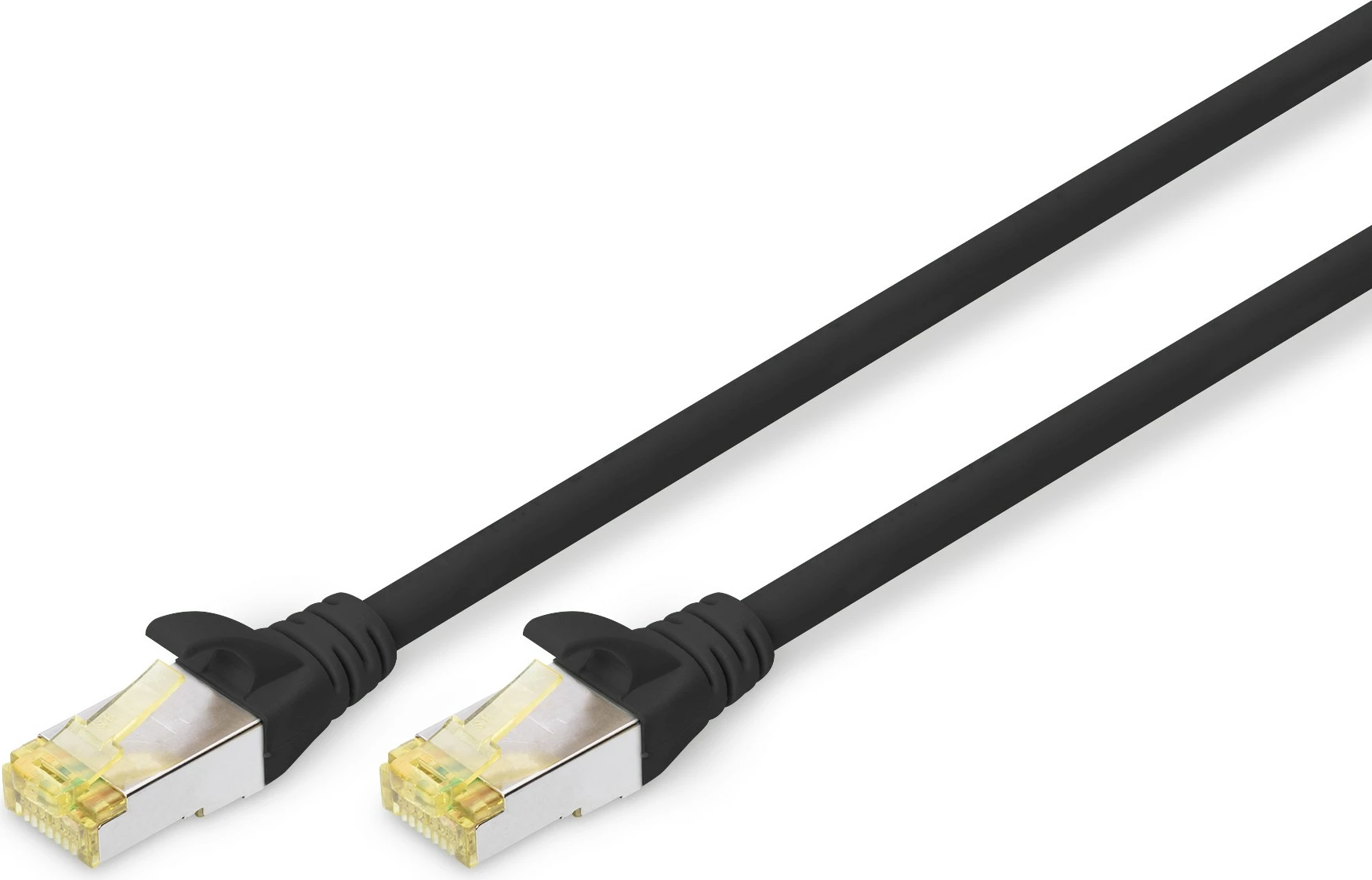 Omrežni kabel Cat6a S/FTP 3 m, Digitus, RJ-45, črn