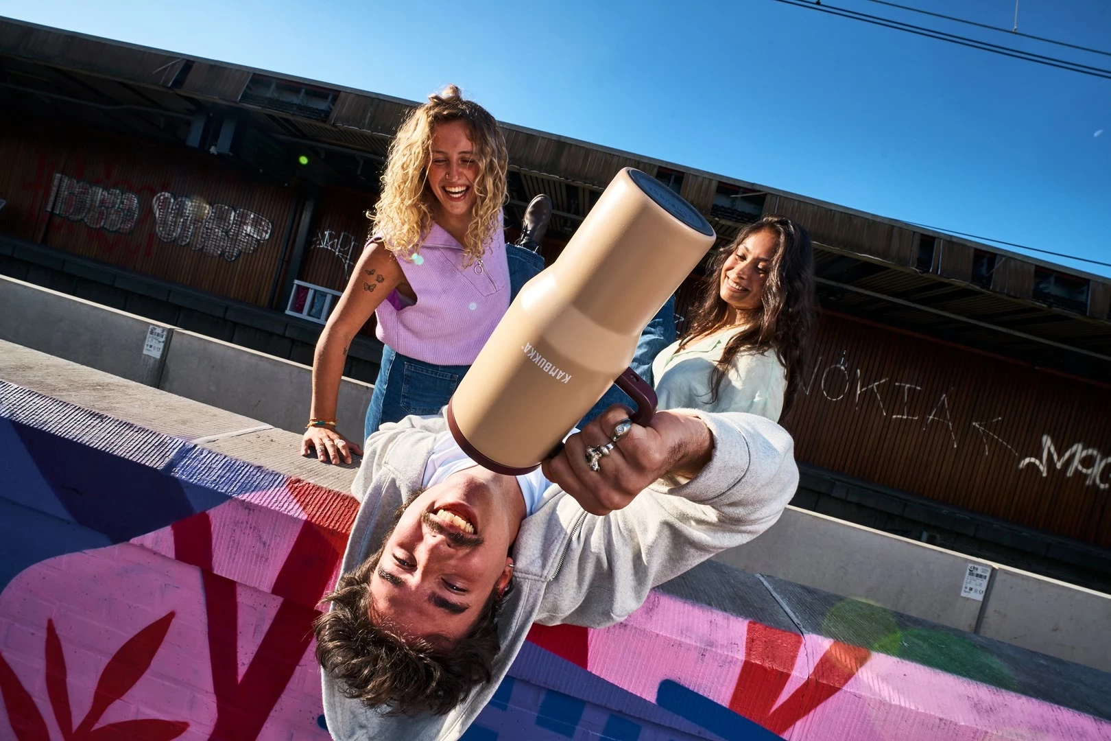 Termos Kambukka Rio Tumbler 950 ml, Almond Dream, bronast