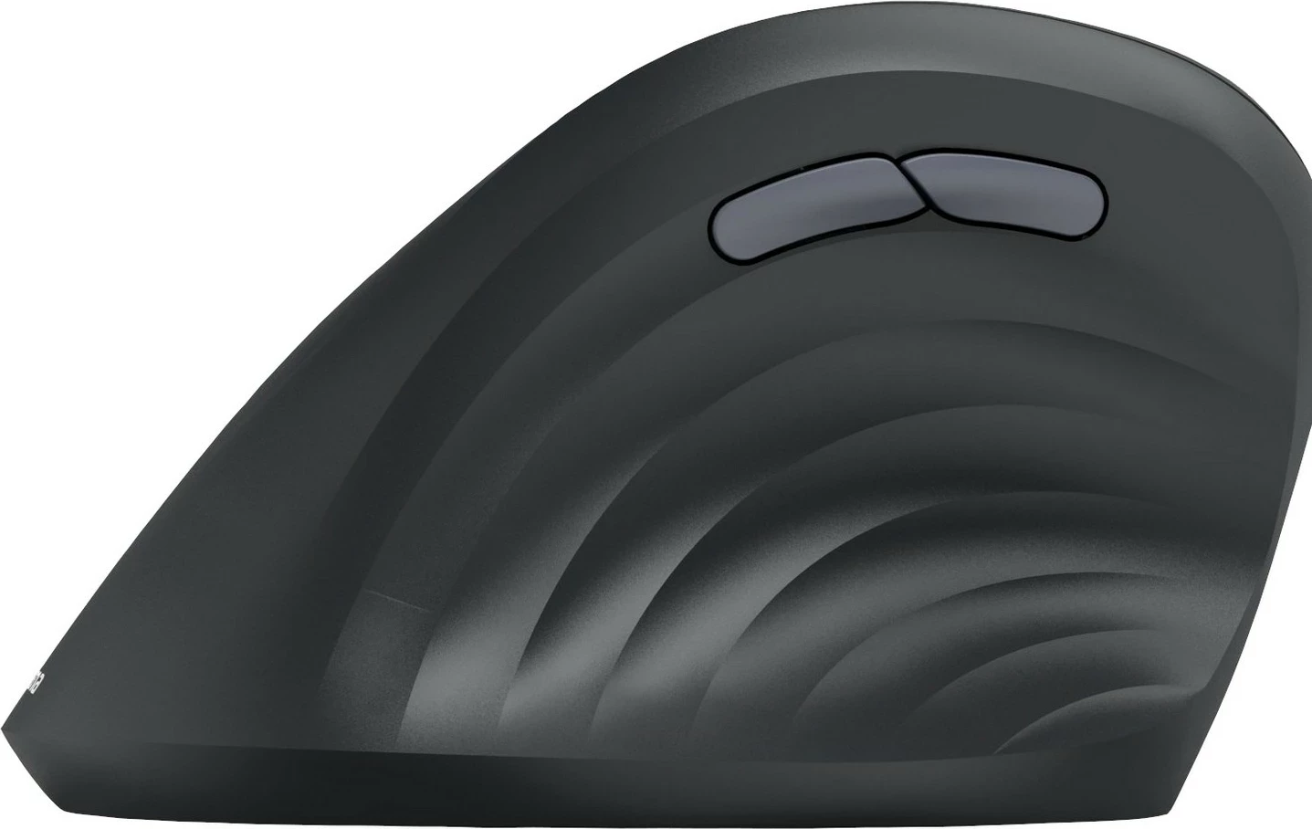 Vertikalna ergonomska miška Hama EWM-600, brezžična, za levo roko, črna