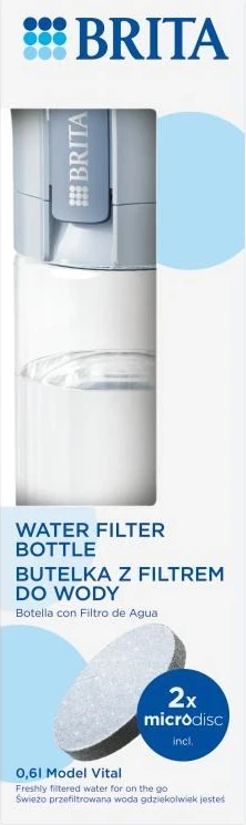 Filtrirna steklenica za vodo Brita Vital, 2 L, modra