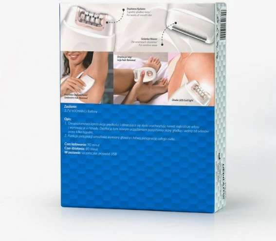 Epilator Oromed Oro-Epil Silk Pink, bel/roza