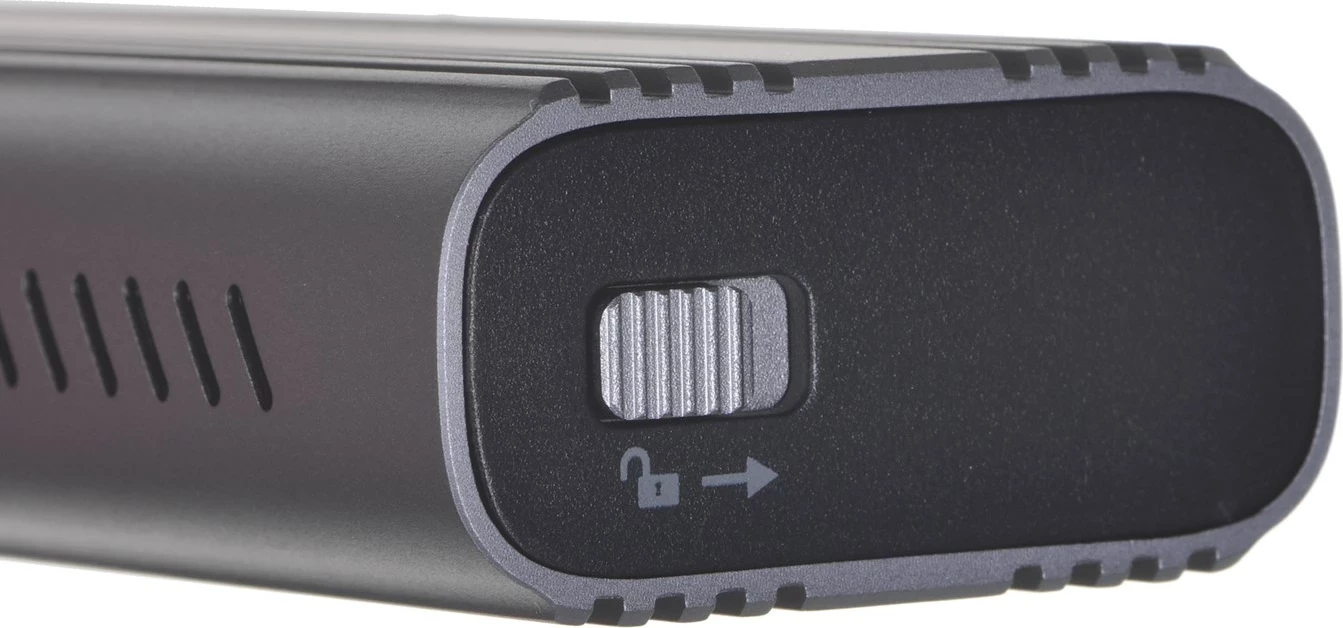 Zunanji okvir za M.2 NVMe UNITEK, USB 4, siv