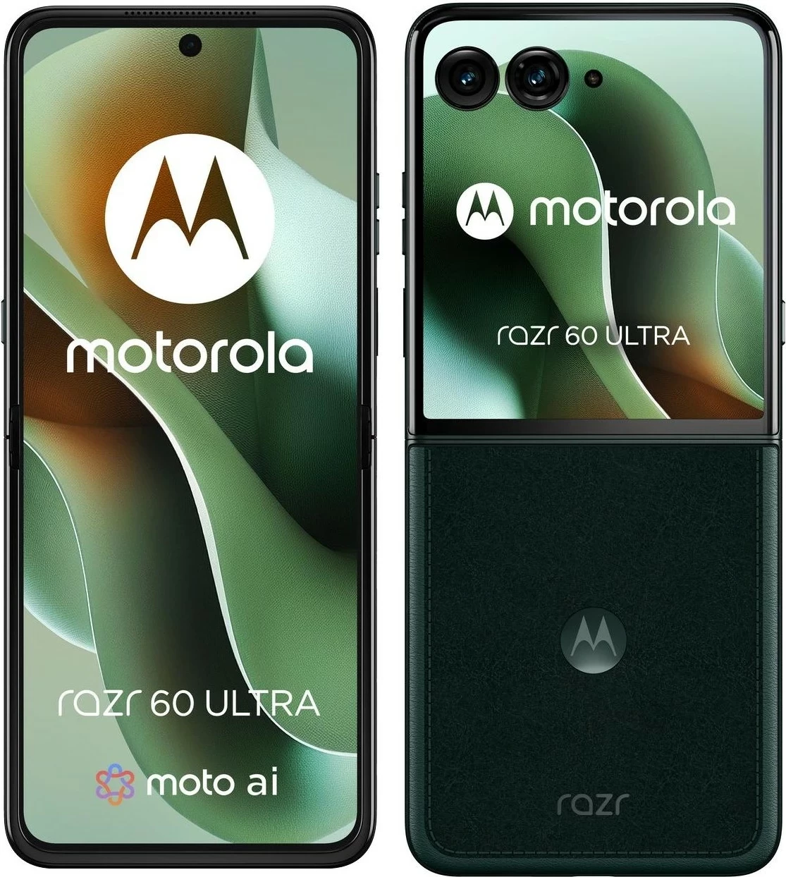 Zložljiv pametni telefon razr 60 Ultra 16/512GB, Scarab zelen