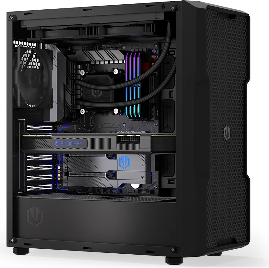 Namizno vodno hlajenje za procesor Endorfy Navis F280, 2x140 mm, črno