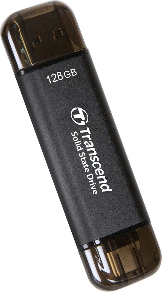 Zunanja SSD 128GB Transcend ESD310C, USB-C USB 3.2 Gen 2x1, črn Zunanja SSD 128GB Transcend ESD310C, USB-C USB 3.2 Gen 2x1, črn