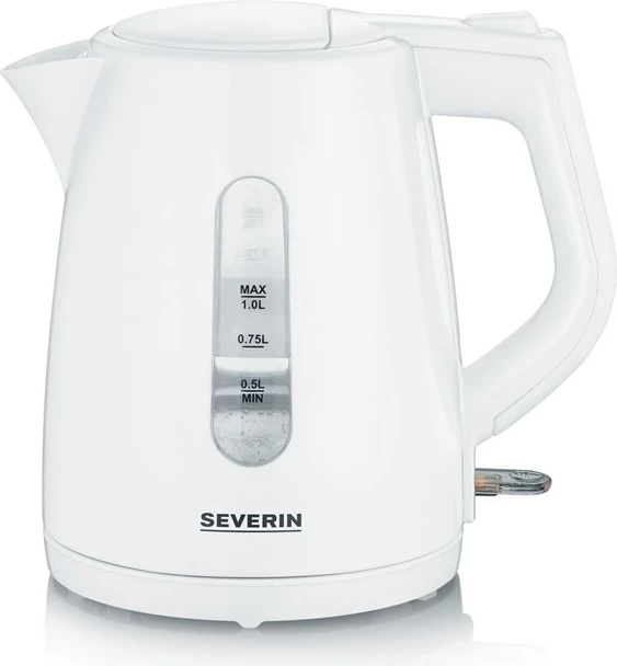 Električni kuhalnik za vodo Severin WK 3411, 1 L, 2200 W, bel Električni kuhalnik za vodo Severin WK 3411, 1 L, 2200 W, bel
