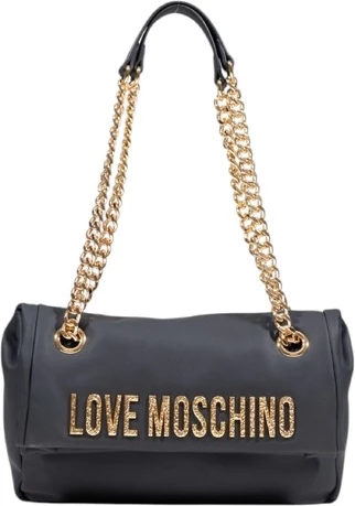 Elegantna torba Love Moschino, ženska, črna